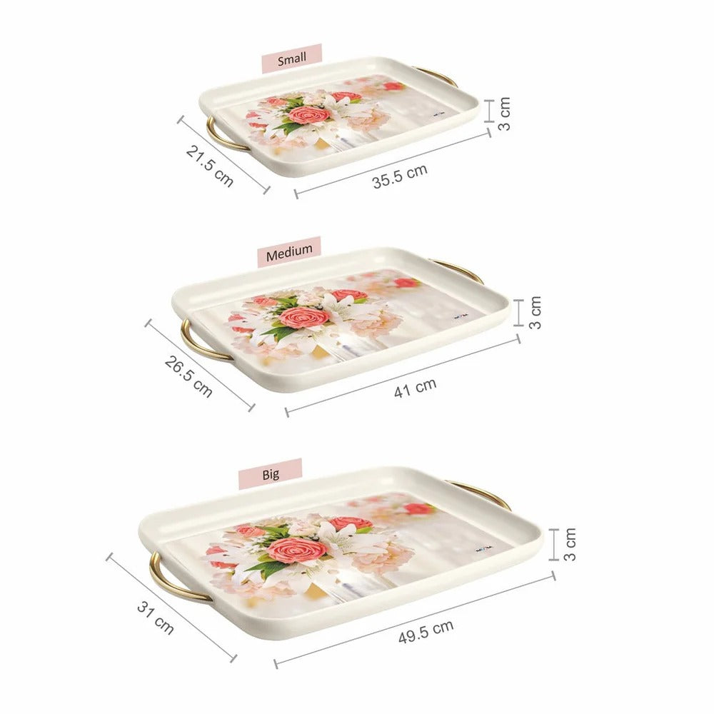 Nayasa Prosper Serving Tray Set of 3 (S+M+B)