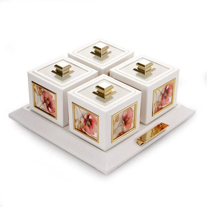Nayasa Mansion Dry Fruit Container Set of 4