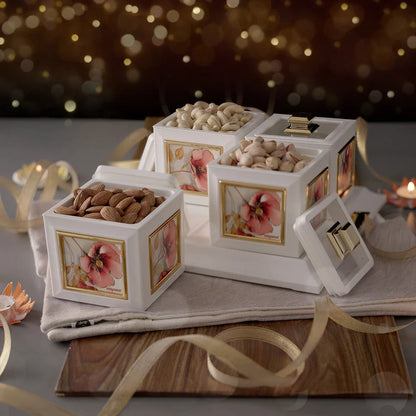 Nayasa Mansion Dry Fruit Container Set of 4
