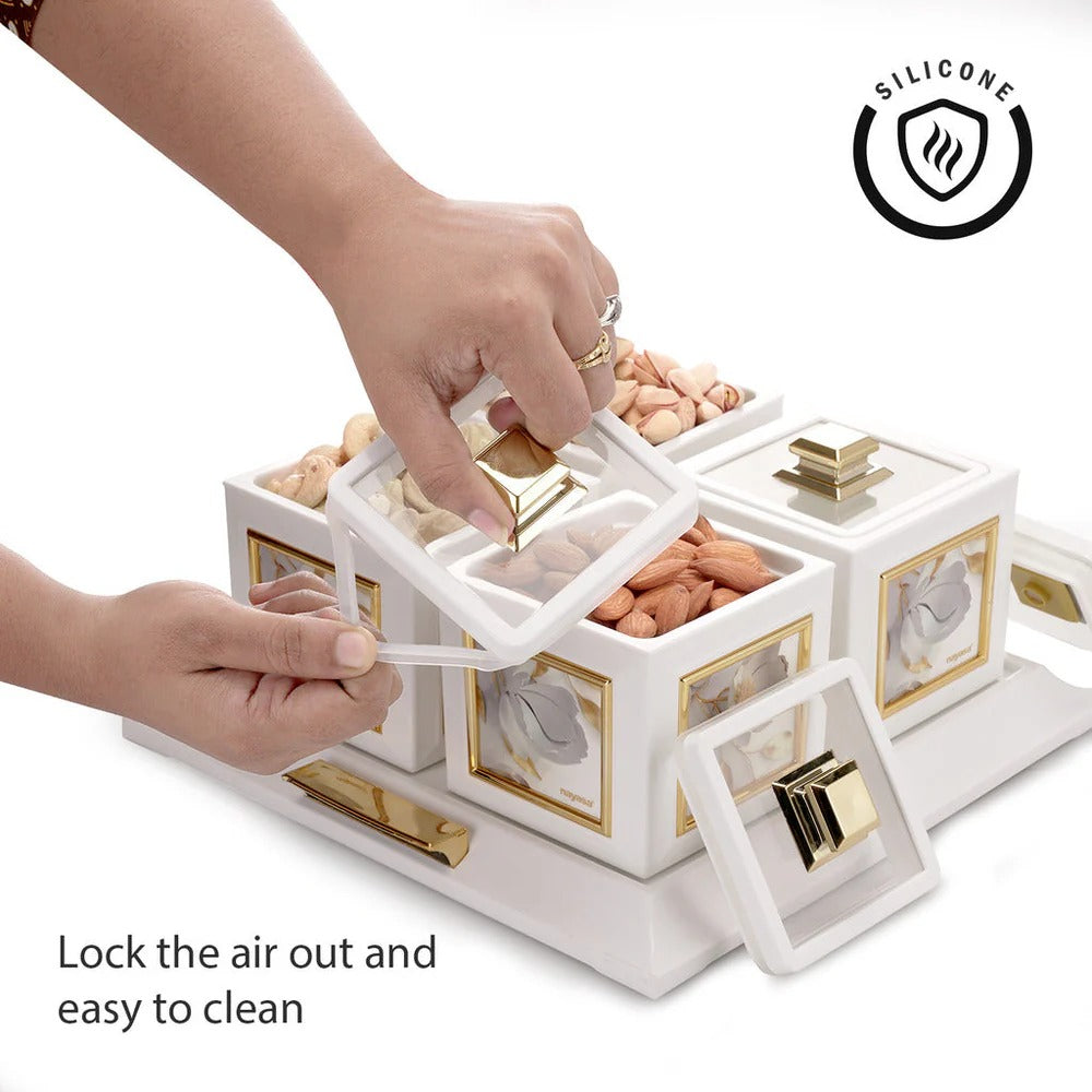 Nayasa Mansion Dry Fruit Container Set of 4
