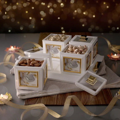 Nayasa Mansion Dry Fruit Container Set of 4