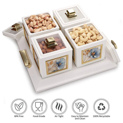 Nayasa Mansion Dry Fruit Container Set of 4