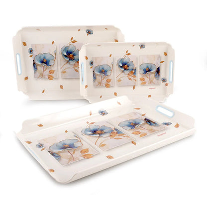 Nayasa Modern Serving Tray Set of 3 (S+M+B)