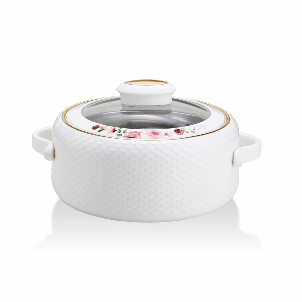 Nayasa Coral Glass Lid Insulated Casserole 1500ml