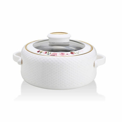 Nayasa Coral Glass Lid Insulated Casserole 1500ml