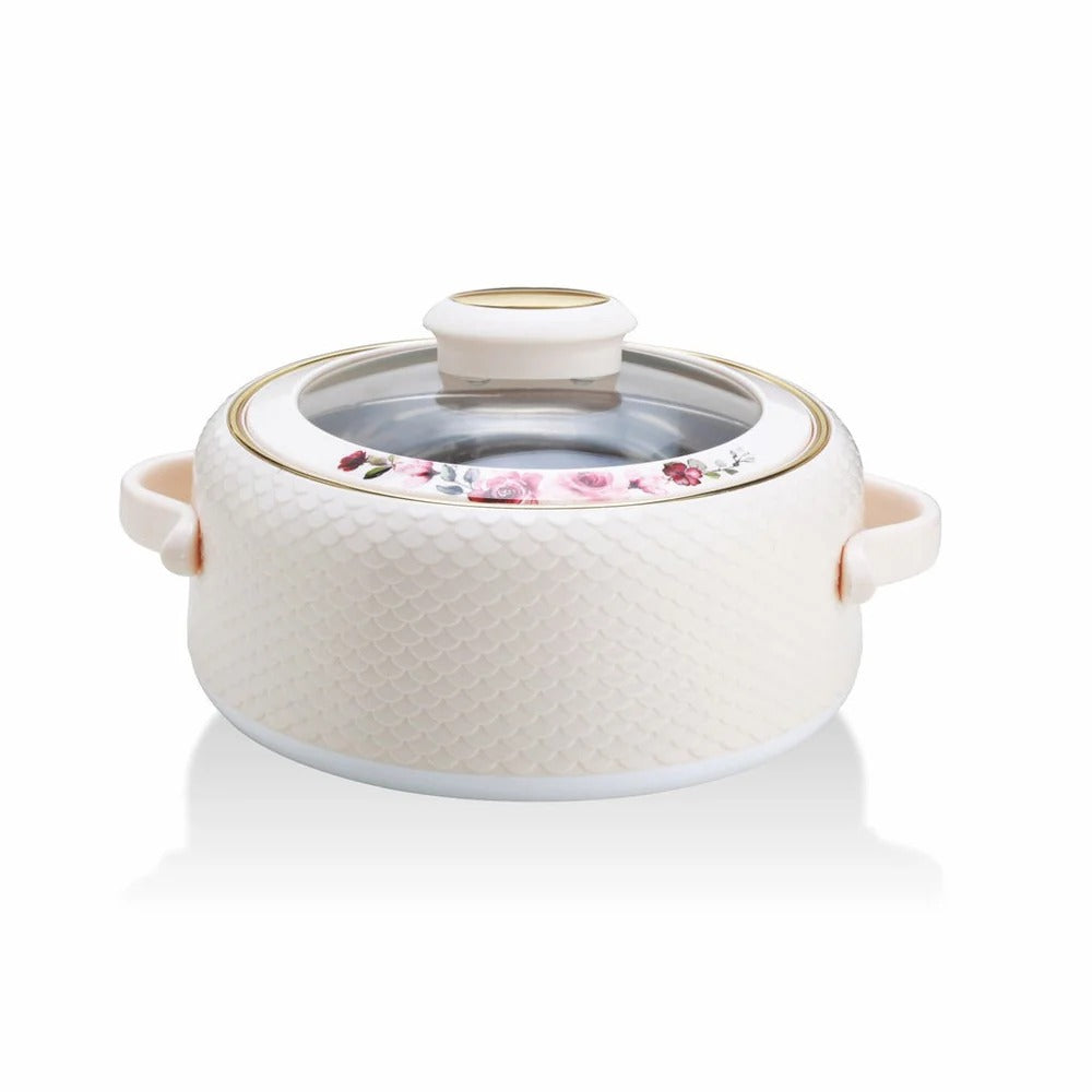 Nayasa Coral Glass Lid Insulated Casserole 1500ml