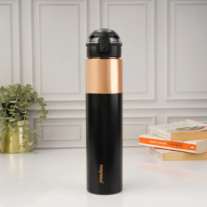 Nayasa Saffron Pure Copper Water Bottle 1000ml