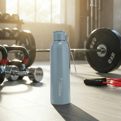 Nayasa Pristine Water Bottle 520ml BPA-Free Plastic with Steel Inner