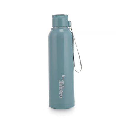Nayasa Pristine Water Bottle 520ml BPA-Free Plastic with Steel Inner