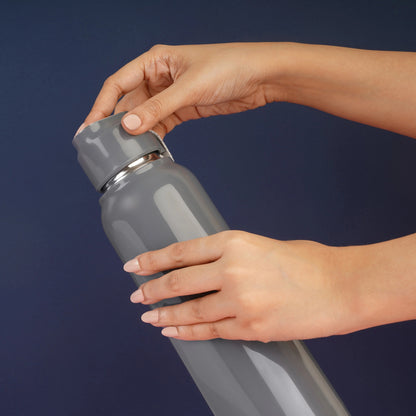 Nayasa Pristine Water Bottle 520ml BPA-Free Plastic with Steel Inner