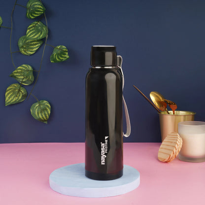 Nayasa Pristine Water Bottle 520ml BPA-Free Plastic with Steel Inner