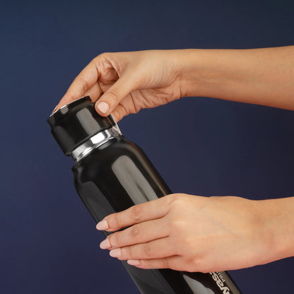 Nayasa Pristine Water Bottle 520ml BPA-Free Plastic with Steel Inner