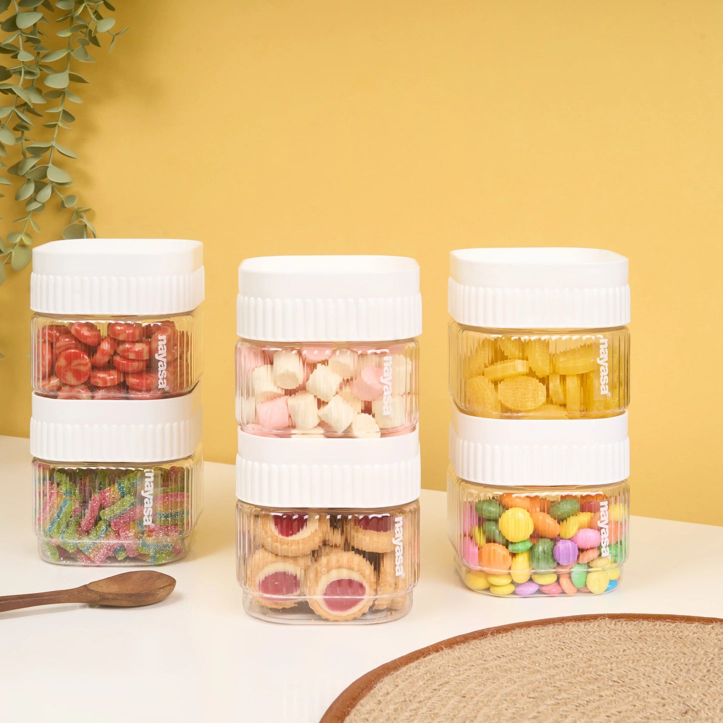 Nayasa Refresh Airtight Food Storage Container Set of 6