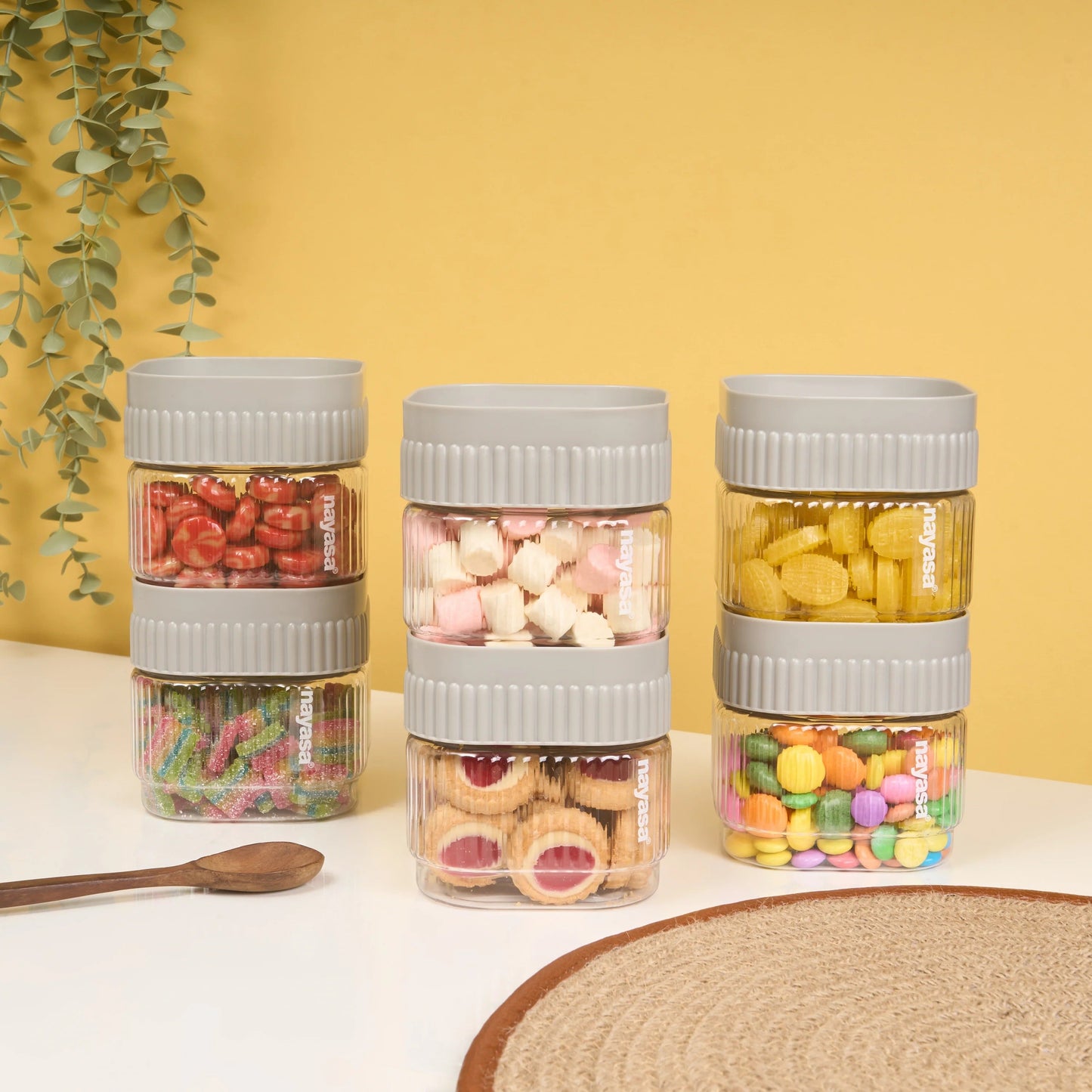 Nayasa Refresh Airtight Food Storage Container Set of 6
