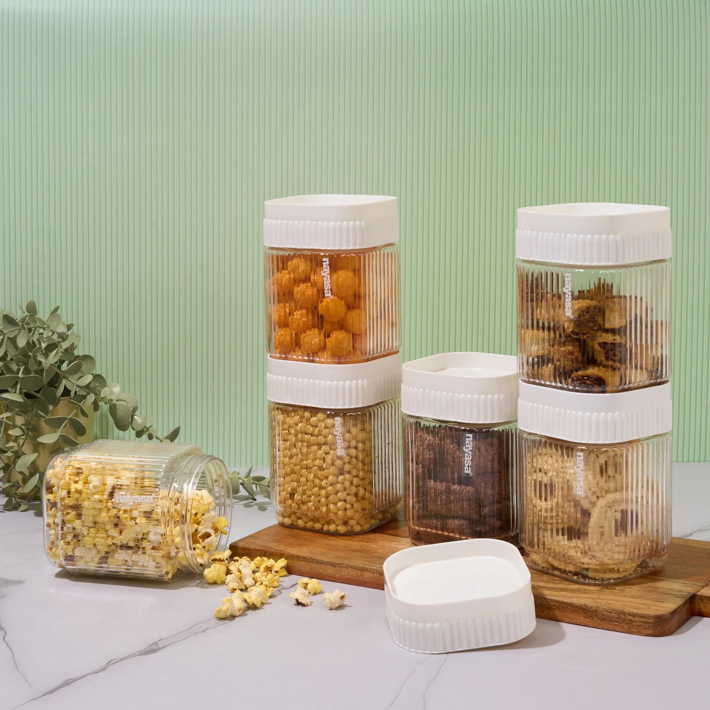 Nayasa Refresh Airtight Food Storage Container Set of 6