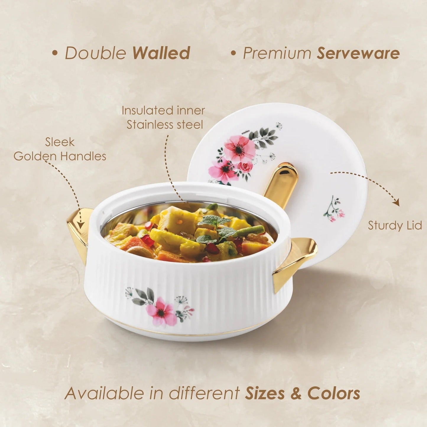 Nayasa Essenza Insulated Casserole 1500ml