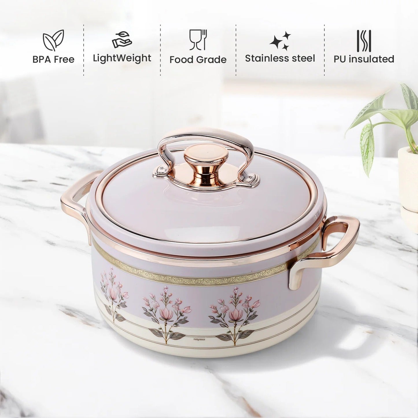 Nayasa Rachel Premium Insulated Casserole 1500ml