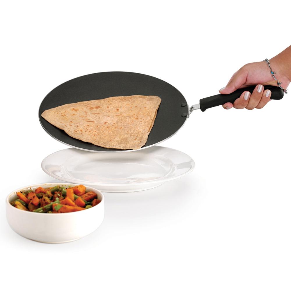 Premier Supreme Non Stick Aluminium Concave Tawa, 28cm - 585 gms