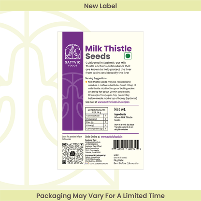 Milk Thistle Seeds | Natural Liver detoxifier