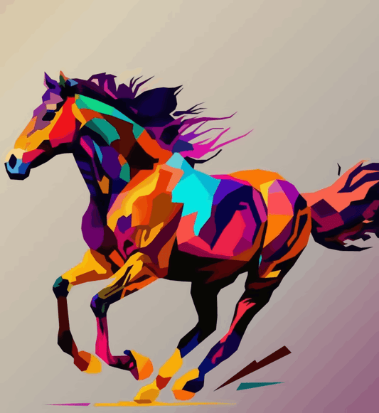 Coloring Horse Running