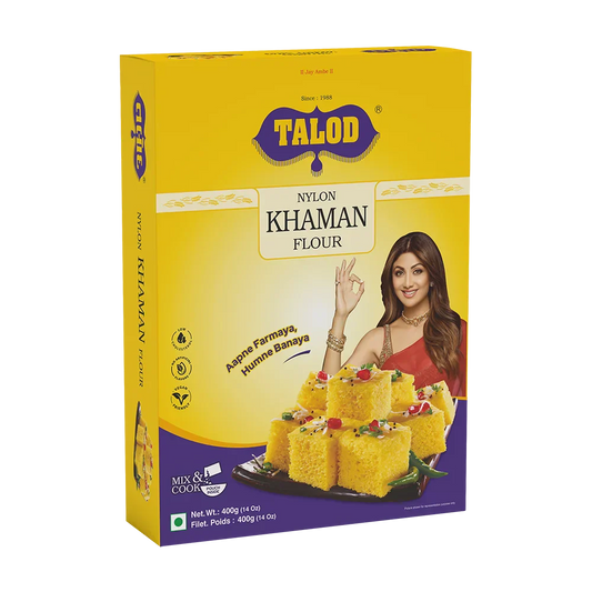 Nylon Khaman Instant Mix Flour - Healthy & Tasty, Makes 400g