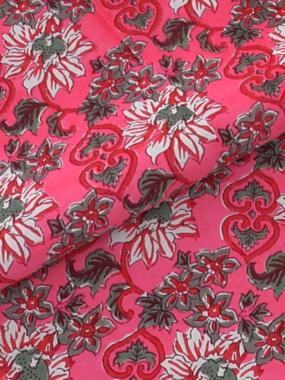 100% Pure Cotton Traditional Printed Bedsheet for Double Bed King Size Bedsheet with 2 Pillow Covers
