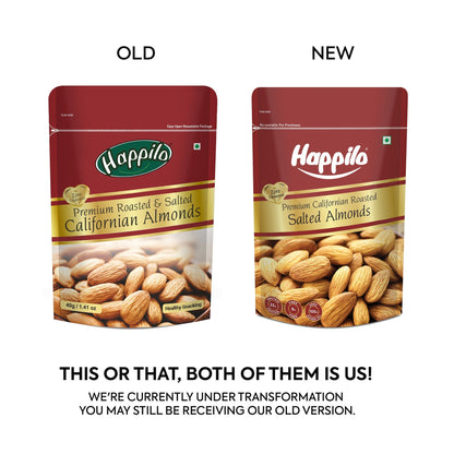 Happilo Roasted & Lightly Salted Premium Californian Almonds
