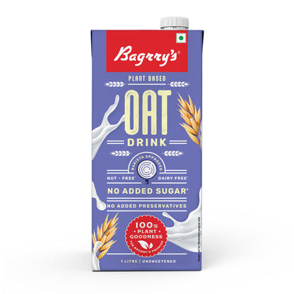 Bagrry's Plant Based Oats Drink - 1 Liter