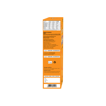 Orange Flavor Skippi Natural Ice Pop, Pack of 12 Ice Pops