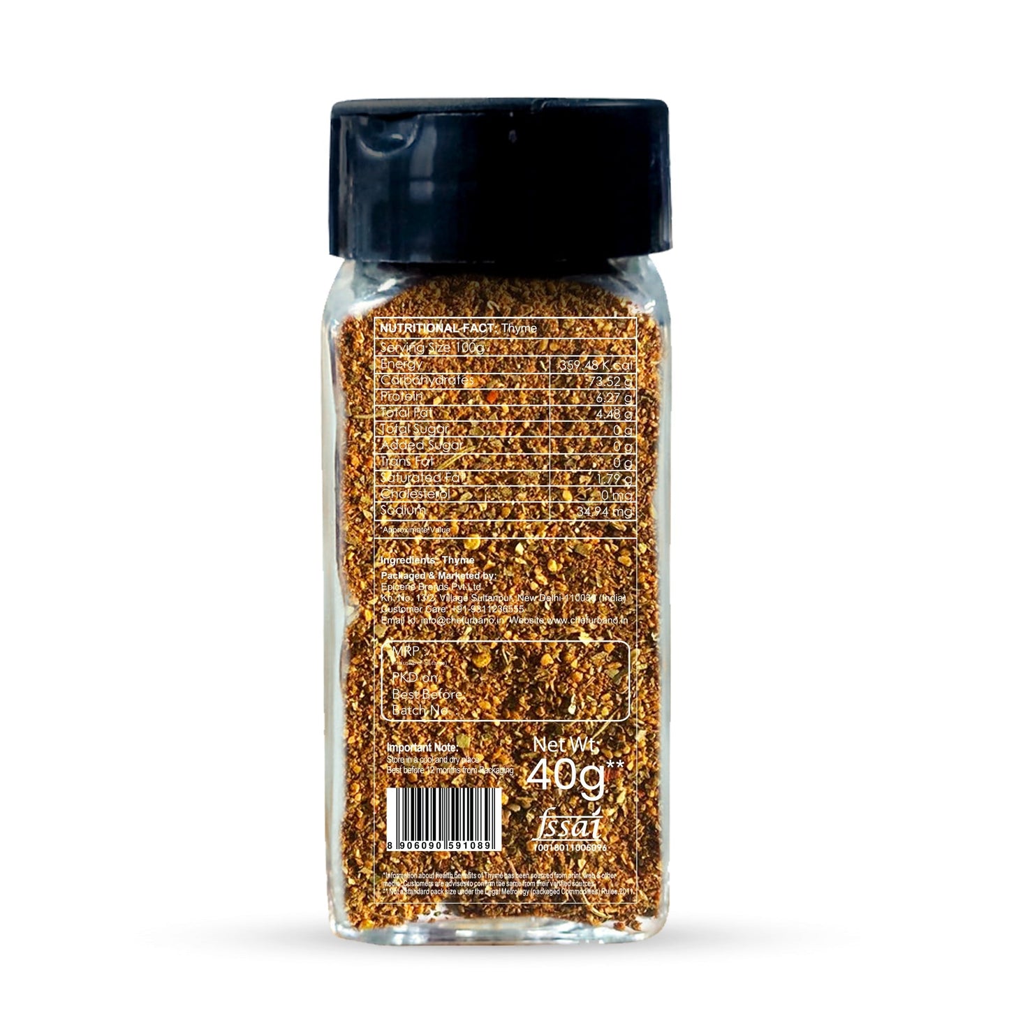 Chef Urbano Oregano Seasoning Sprinkler 40g