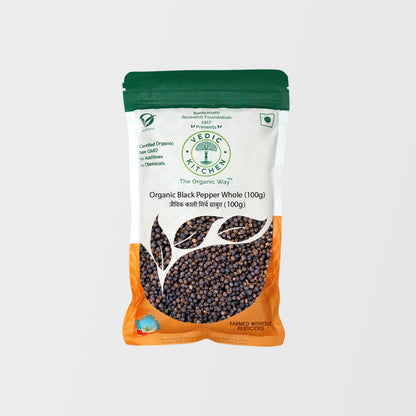 Organic Black Pepper Whole 100 g