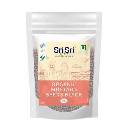 Organic Mustard Seeds Black (Rai), 100 g
