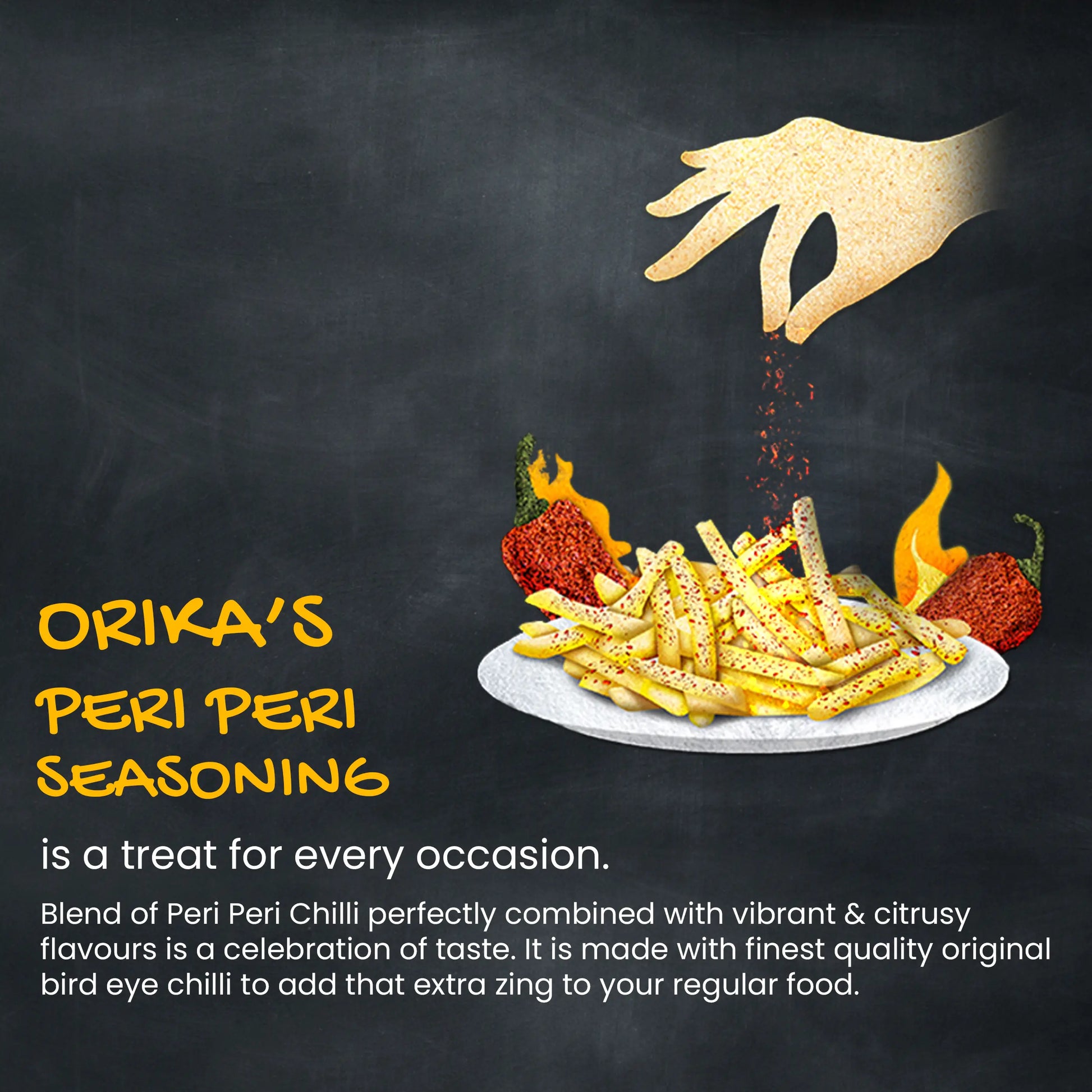 Orika African Peri Peri Sprinkler, 75g