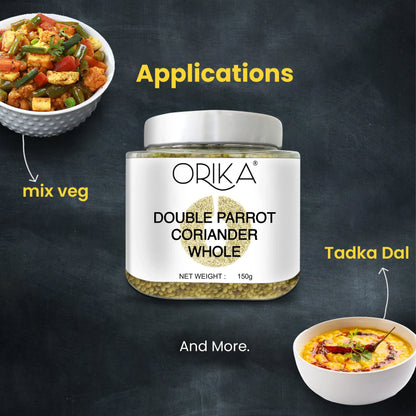 Orika Double Parrot Coriander Whole, 150gm