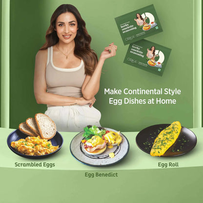 Continental Style Herby Omelette Seasoning-12 single use sachets