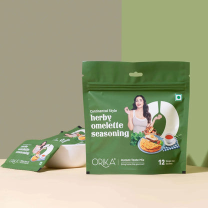 Continental Style Herby Omelette Seasoning-12 single use sachets