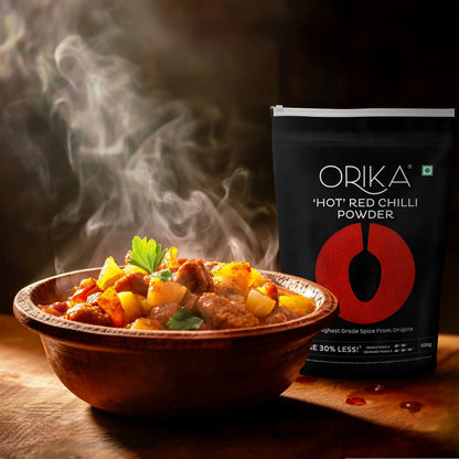 Orika Hot Red Chilli Powder (100 gm, 200gm, 500gm)