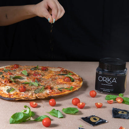 Orika Italian Seasoning Combo, (Pack of 2 Jars, 50 sachets in each jar)