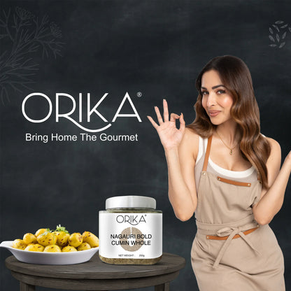Orika Nagauri Bold Cumin Whole Combo, Pack of 2, 250gm/each