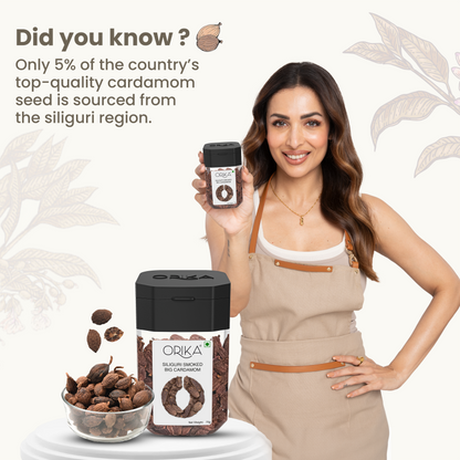 Orika's Siliguri Smoked Big Cardamom,75g