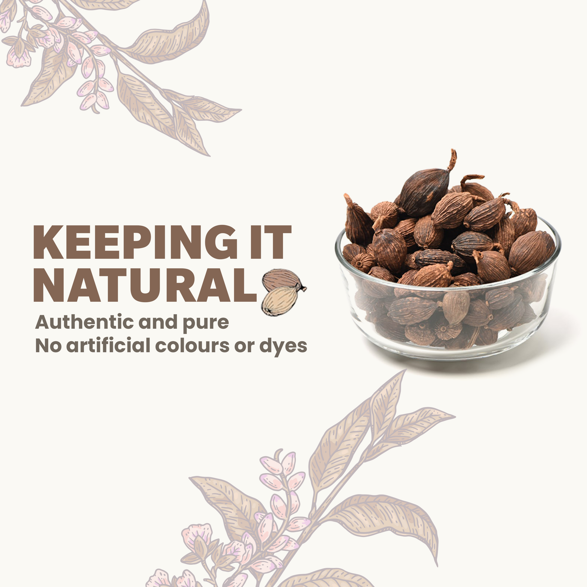 Orika's Siliguri Smoked Big Cardamom,75g