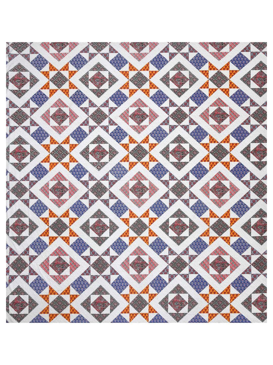 100% Pure Cotton Traditional Printed Bedsheet for Double Bed King Size Bedsheet with 2 Pillow Covers
