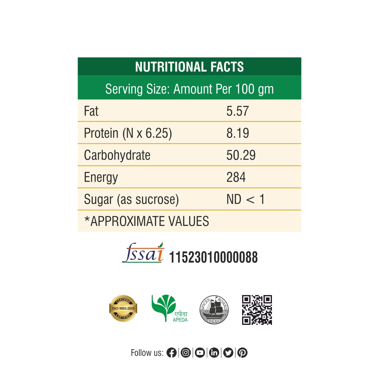 Pani Puri Masala - 200g