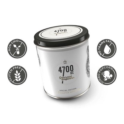 Peanut Butter Chocolate Popcorn, Tin, 125g