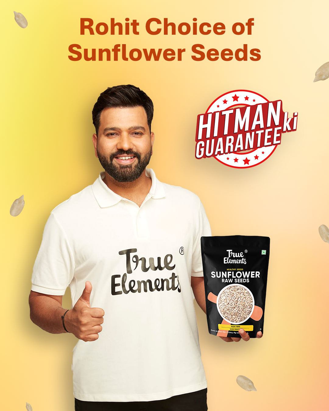 Raw Sunflower Seeds 500g - Good for Skin Health (Contains 25g Protein)