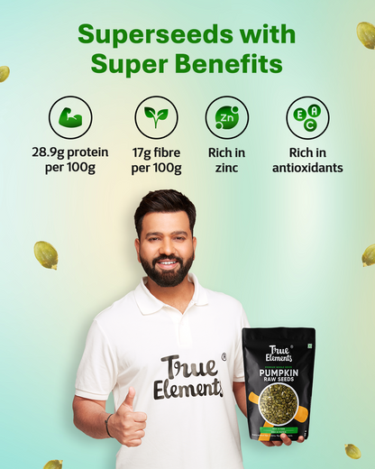 Raw Pumpkin Seeds 250g - Boosts Immunity (28.9g Protein)