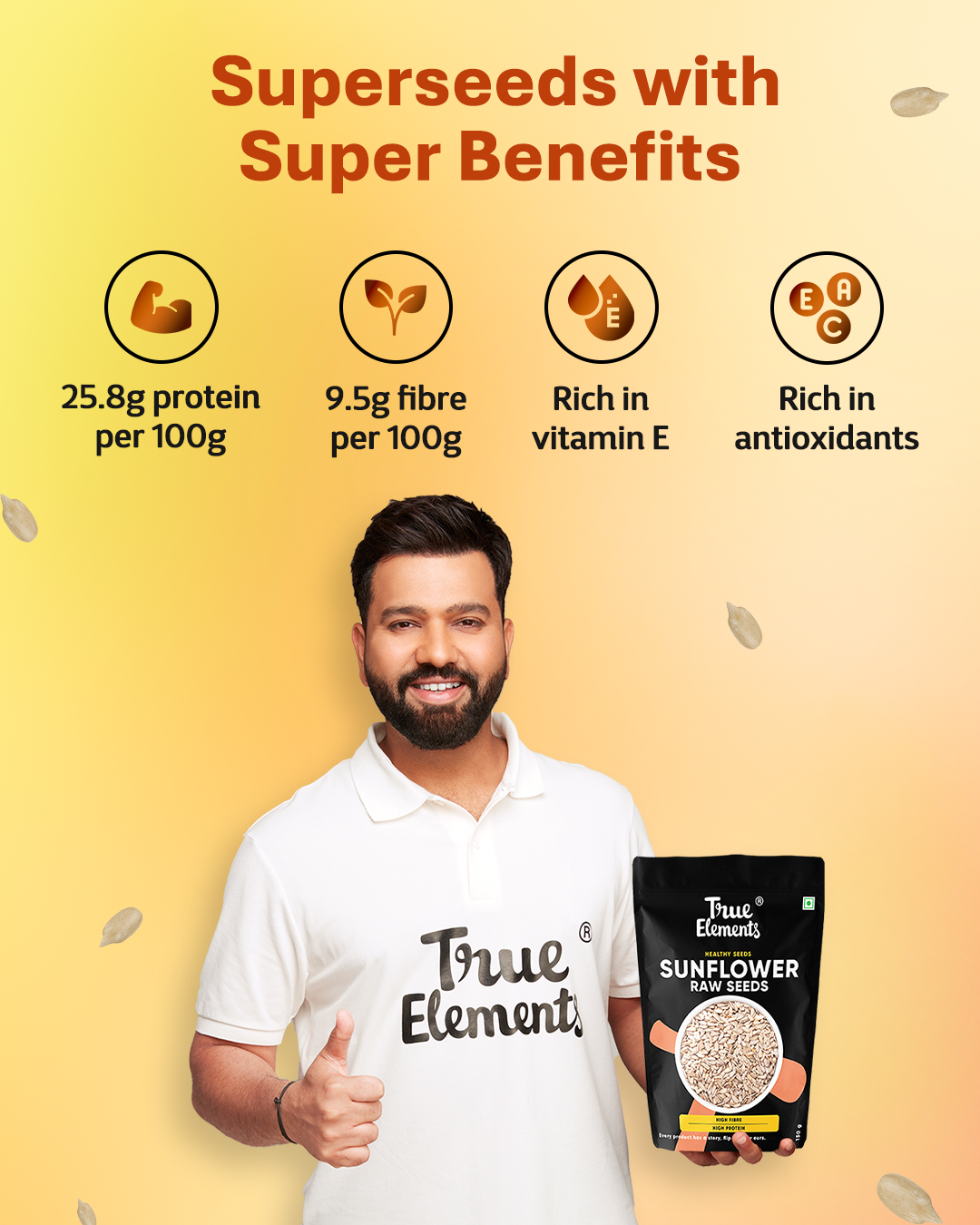 Raw Sunflower Seeds - 250gm