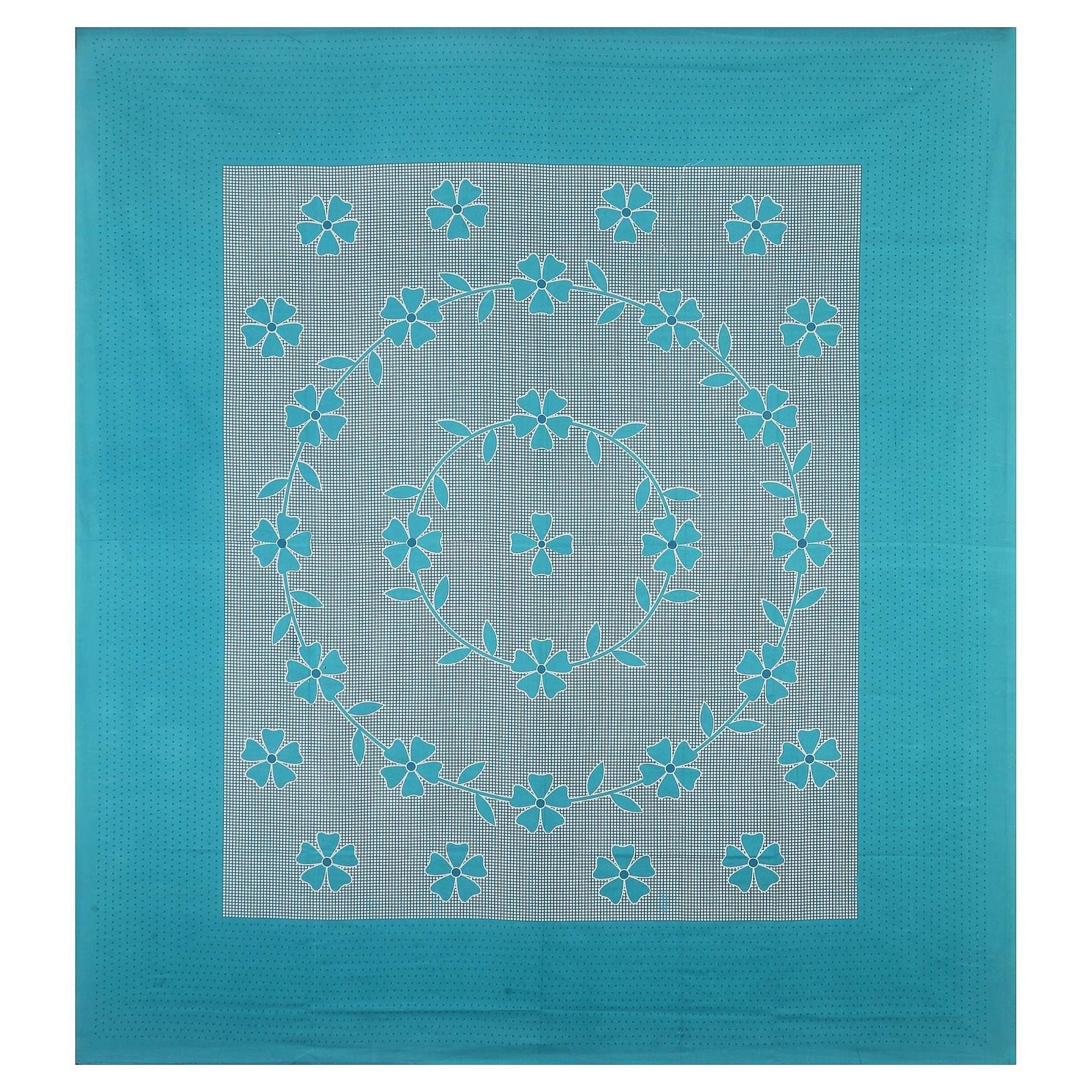 100% Pure Cotton Traditional Printed Bedsheet for Double Bed King Size Bedsheet with 2 Pillow Covers