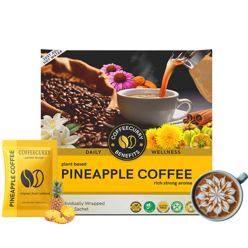 Pineapple Instant Coffee Premix –  A Refreshing and Fruity Blend with Natural Health Benefits - Coffeecurry