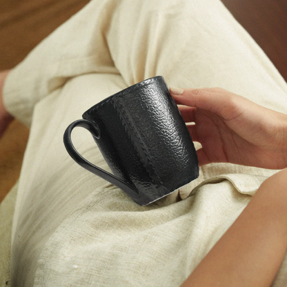 Borosil Porcelia Elva Mug Slate Set of 2 (350ml×2)